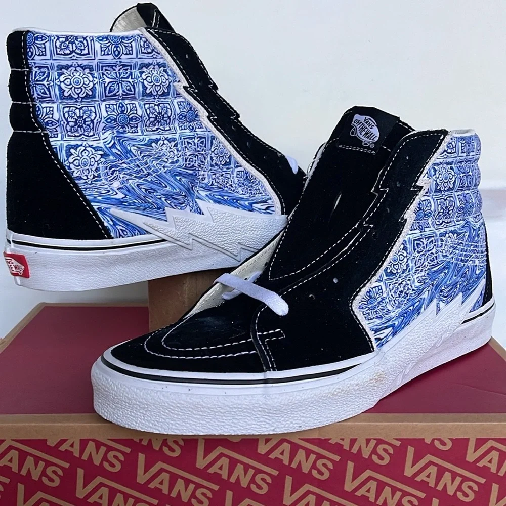 Vans Men’s Sk8-Hi Bolt Liquity Black VN0A5JIVBLK Sneakers